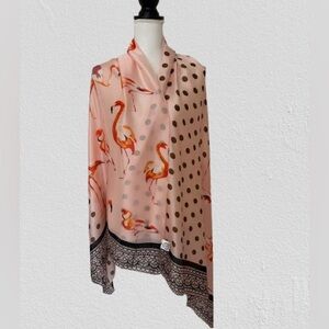 New Fashion Apparel & Accessories Since 1999 Flamingo Scarf, Sz 35x70